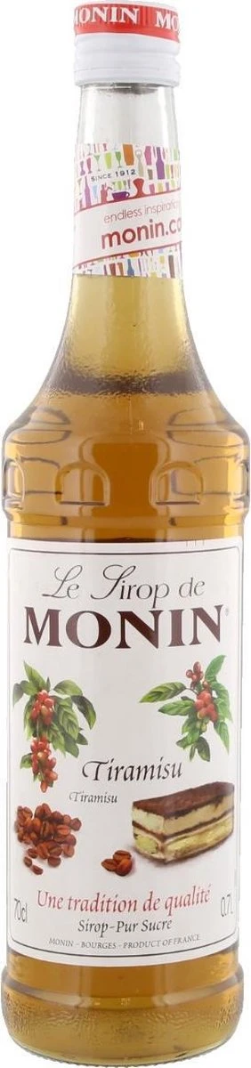 Monin Koffiesiroop Tiramisu - 70 Cl 1 Monin Koffiesiroop Tiramisu - 70 Cl