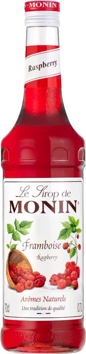 Monin Koffiesiroop Framboos - 70 Cl 1 Monin Koffiesiroop Framboos - 70 Cl