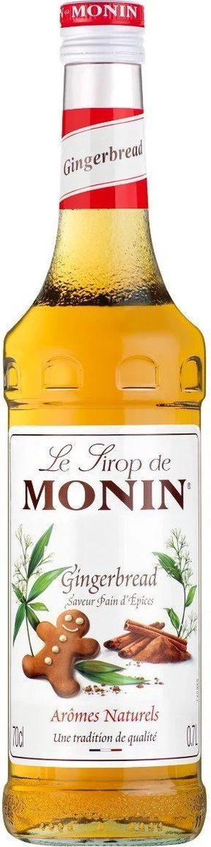 Monin Koffiesiroop Gingerbread - 70 Cl 1 Monin Koffiesiroop Gingerbread - 70 Cl