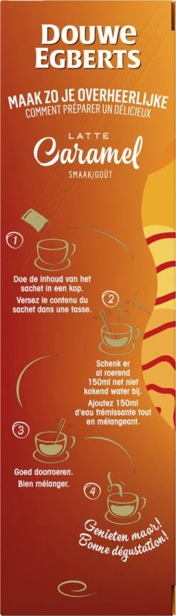 Douwe Egberts Verwenkoffie Latte Caramel Oploskoffie - 5 X 8 Zakjes -Rogers Coffee Service Winkel 343x1200 6