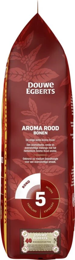 Douwe Egberts Aroma Rood Koffiebonen - 4 X 1000 Gram - Extra Grote Verpakking -Rogers Coffee Service Winkel 349x1200 2