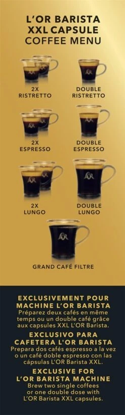 L'OR BARISTA XXL Lungo Profondo (8) - 5 X 10 Koffiecups -Rogers Coffee Service Winkel 361x1200 8