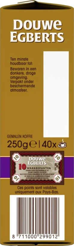 Douwe Egberts Excellent - Filterkoffie - 12 X 250 Gram -Rogers Coffee Service Winkel 363x1200