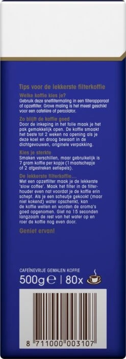 Douwe Egberts Decafé Filterkoffie - 6 X 500 Gram -Rogers Coffee Service Winkel 421x1200 4