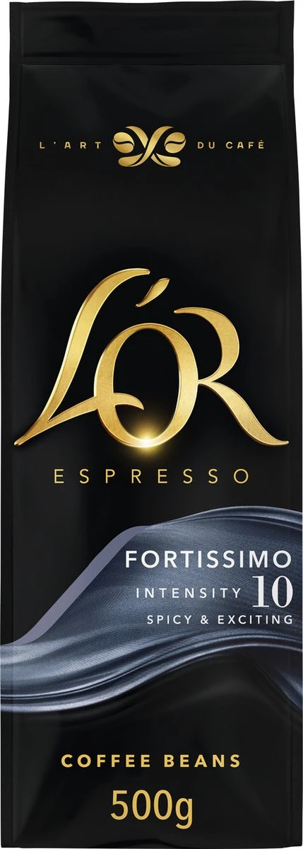 L'OR Espresso Fortissimo Koffiebonen (10) - 4 X 500 Gram 10 L'OR Espresso Fortissimo Koffiebonen (10) - 4 X 500 Gram - Afbeelding 10