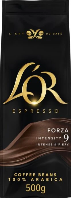 L'OR Espresso Forza Koffiebonen (9) - 4 X 500 Gram 15 L'OR Espresso Forza Koffiebonen (9) - 4 X 500 Gram -Rogers Coffee Service Winkel 430x1200 1