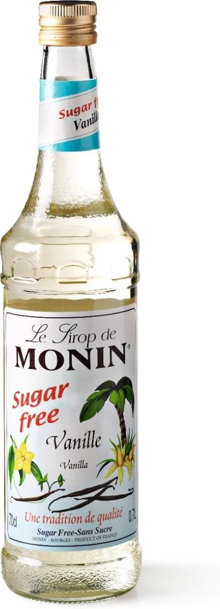 Monin Koffiesiroop Vanille Suikervrij - 70 Cl 1 Monin Koffiesiroop Vanille Suikervrij - 70 Cl