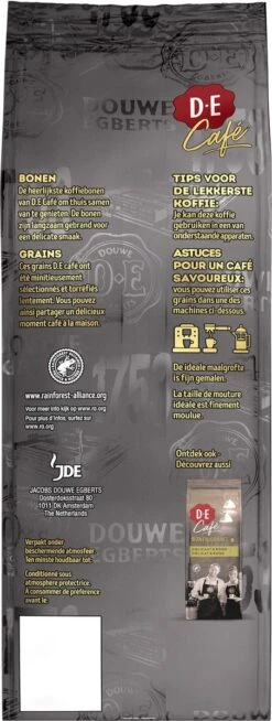 Douwe Egberts D.E Café Espresso Koffiebonen - Intensiteit 7/9 - 4 X 500 Gram -Rogers Coffee Service Winkel 453x1200 13