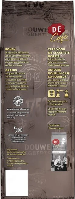 Douwe Egberts D.E Café Delicaat Rond Koffiebonen - Intensiteit 5/9 - 4 X 500 Gram -Rogers Coffee Service Winkel 453x1200 8