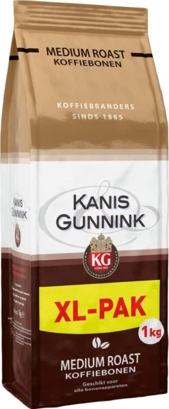 Kanis & Gunnink Medium Roast Koffiebonen - 4 X 1000 Gram - Voordeelverpakking 11 Kanis & Gunnink Medium Roast Koffiebonen - 4 X 1000 Gram - Voordeelverpakking -Rogers Coffee Service Winkel 497x1200