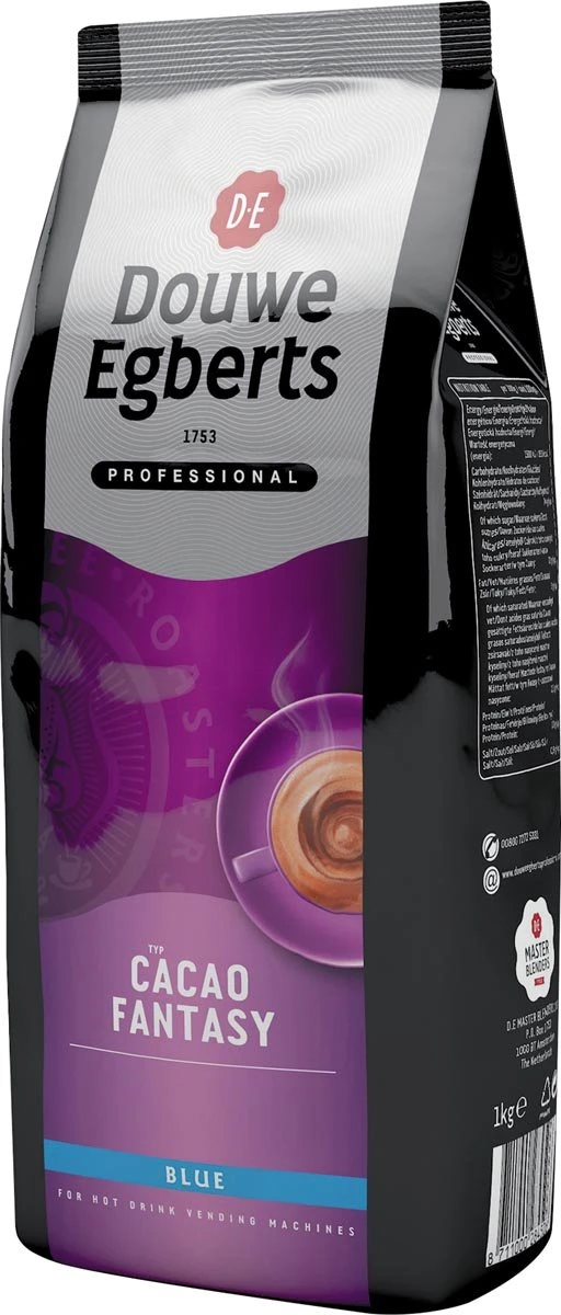 Douwe Egberts Cacao Fantasy - 1kg - 10 Stuks 2 Douwe Egberts Cacao Fantasy - 1kg - 10 Stuks - Afbeelding 2