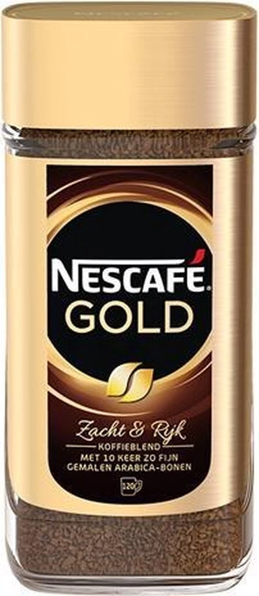 Nescafe Gold Oploskoffie - 200 Gram 1 Nescafe Gold Oploskoffie - 200 Gram