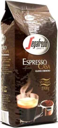 Segafredo Espresso Casa Koffiebonen - 8 X 1 Kg 8 Segafredo Espresso Casa Koffiebonen - 8 X 1 Kg -Rogers Coffee Service Winkel 549x1200