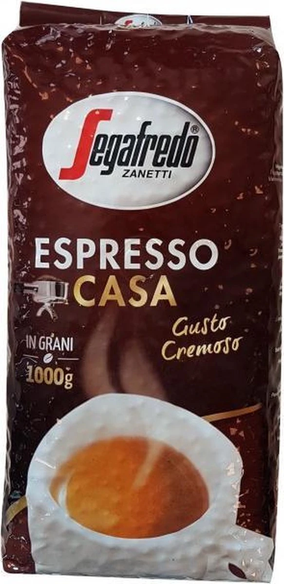 Segafredo Espresso Casa Koffiebonen - 1 Kg 2 Segafredo Espresso Casa Koffiebonen - 1 Kg - Afbeelding 2