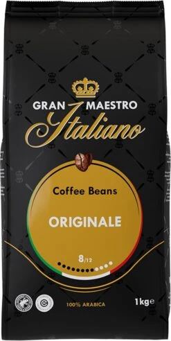 Gran Maestro Italiano - Orginale - Koffiebonen - Bonen Voor Espresso En Lungo - Arabica – 4 X 1kg -Rogers Coffee Service Winkel 602x1200 2