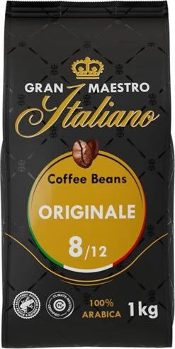 Gran Maestro Italiano - Orginale - Koffiebonen - Bonen Voor Espresso En Lungo - Arabica – 4 X 1kg -Rogers Coffee Service Winkel 602x1200 3