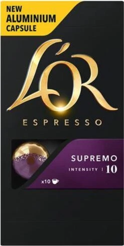 L'OR Espresso Supremo Koffiecups - Intensiteit 10/12 - 10 X 10 Capsules 21 L'OR Espresso Supremo Koffiecups - Intensiteit 10/12 - 10 X 10 Capsules -Rogers Coffee Service Winkel 606x1200 6