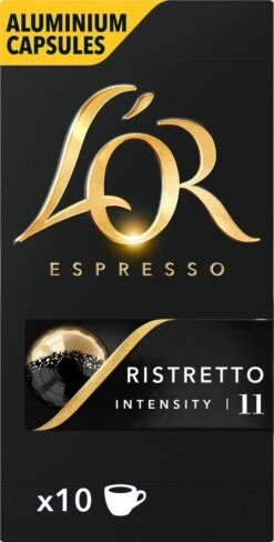 L'OR Espresso Ristretto (11) - 10 X 10 Koffiecups -Rogers Coffee Service Winkel 607x1200 1