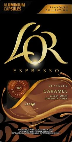 L'OR Espresso Caramel Koffiecups - 10 X 10 Capsules 8 L'OR Espresso Caramel Koffiecups - 10 X 10 Capsules -Rogers Coffee Service Winkel 611x1200 2