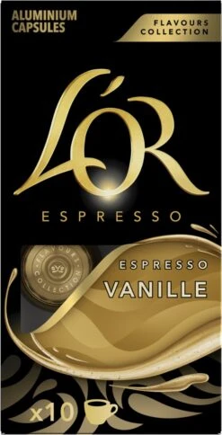 L'OR Espresso Vanille Koffiecups - 10 X 10 Capsules -Rogers Coffee Service Winkel 612x1200 2