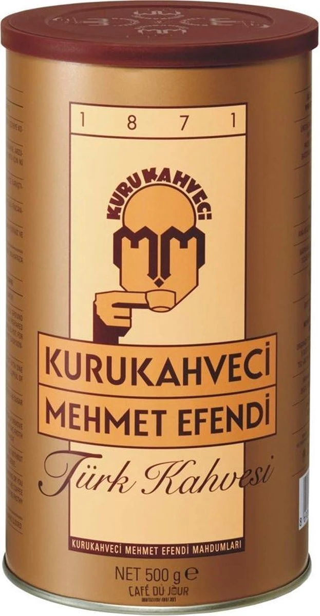 Turkse Koffie Kurukahveci Mehmet Efendi 500 Gram Gemalen Koffie 1 Turkse Koffie Kurukahveci Mehmet Efendi 500 Gram Gemalen Koffie