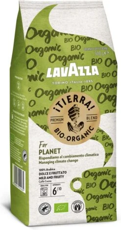 Lavazza Tierra For Planet Biologische Koffiebonen - 500 Gram X4 -Rogers Coffee Service Winkel 630x1200