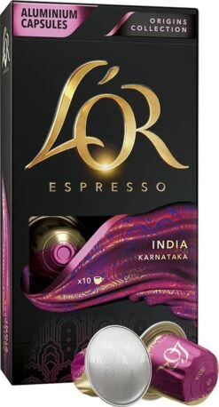 L'OR Espresso Origins India (10) - 10 X 10 Koffiecups 9 L'OR Espresso Origins India (10) - 10 X 10 Koffiecups -Rogers Coffee Service Winkel 647x1200