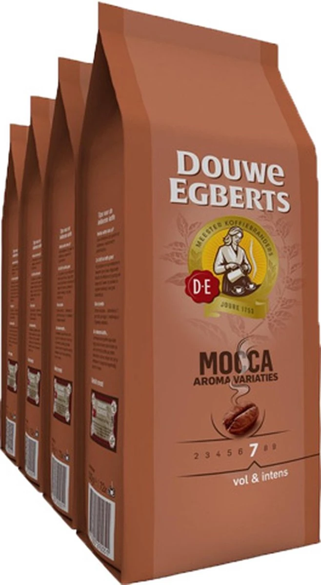 Douwe Egberts Mocca Koffiebonen - 4 X 500 Gram 1 Douwe Egberts Mocca Koffiebonen - 4 X 500 Gram