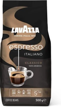 Lavazza Espresso Italiano Classico Koffiebonen - 500 Gram X6 12 Lavazza Espresso Italiano Classico Koffiebonen - 500 Gram X6 -Rogers Coffee Service Winkel 691x1200 1