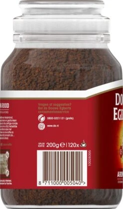 Douwe Egberts Aroma Rood Oploskoffie - 6 X Pot Van 200 Gram -Rogers Coffee Service Winkel 706x1200