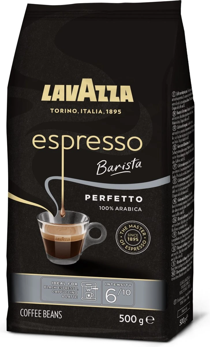 Lavazza Espresso Barista Perfetto Koffiebonen - 500 Gram X4 6 Lavazza Espresso Barista Perfetto Koffiebonen - 500 Gram X4 - Afbeelding 6