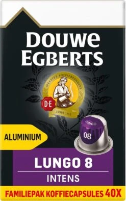Douwe Egberts Lungo Intens (8) - 5 X 40 Koffiecups -Rogers Coffee Service Winkel 753x1200 1