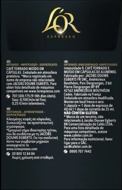 L'OR Espresso Forza Koffiecups - Intensiteit 9/12 - 4 X 40 Capsules 11 L'OR Espresso Forza Koffiecups - Intensiteit 9/12 - 4 X 40 Capsules -Rogers Coffee Service Winkel 770x1200 2