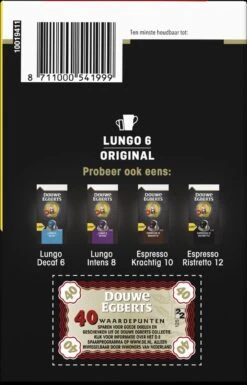 Douwe Egberts Lungo Original Koffiecups (6) - 5 X 40 Koffiecups 7 Douwe Egberts Lungo Original Koffiecups (6) - 5 X 40 Koffiecups -Rogers Coffee Service Winkel 770x1200 3