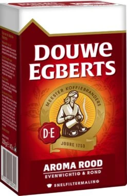 Douwe Egberts Aroma Rood Filterkoffie - 24 X 250 Gram -Rogers Coffee Service Winkel 775x1200