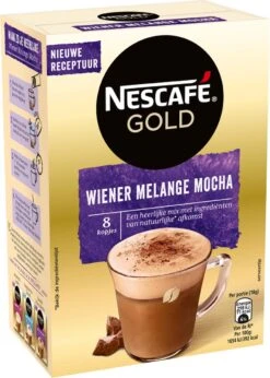 Nescafé Gold Wiener Melange Mocha Oploskoffie - 6 Doosjes à 8 Zakjes 9 Nescafé Gold Wiener Melange Mocha Oploskoffie - 6 Doosjes à 8 Zakjes -Rogers Coffee Service Winkel 856x1200 1