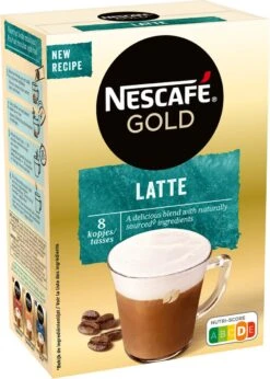 Nescafé Gold Latte Macchiato Oploskoffie - 6 Doosjes à 8 Zakjes -Rogers Coffee Service Winkel 856x1200 2