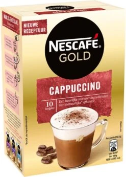 Nescafé Gold Cappuccino Oploskoffie - Ongezoet - 6 Doosjes à 10 Zakjes 9 Nescafé Gold Cappuccino Oploskoffie - Ongezoet - 6 Doosjes à 10 Zakjes -Rogers Coffee Service Winkel 857x1200 3
