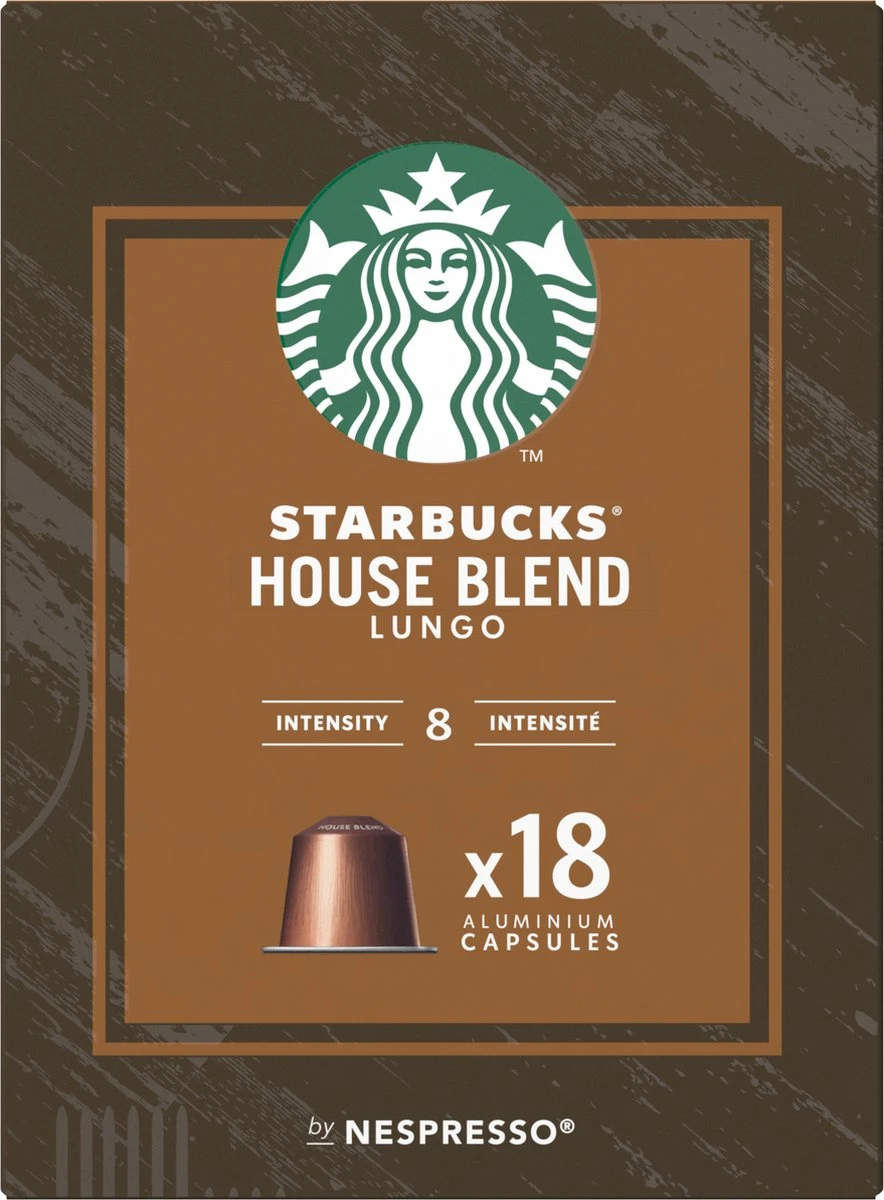 Starbucks By Nespresso Capsules Medium House Blend - 7 Doosjes à 18 Koffiecups 3 Starbucks By Nespresso Capsules Medium House Blend - 7 Doosjes à 18 Koffiecups - Afbeelding 3