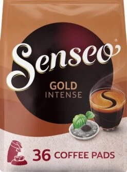 Senseo Gold Intense Koffiepads - 7/9 Intensiteit - 4 X 36 Pads 15 Senseo Gold Intense Koffiepads - 7/9 Intensiteit - 4 X 36 Pads -Rogers Coffee Service Winkel 886x1200 2