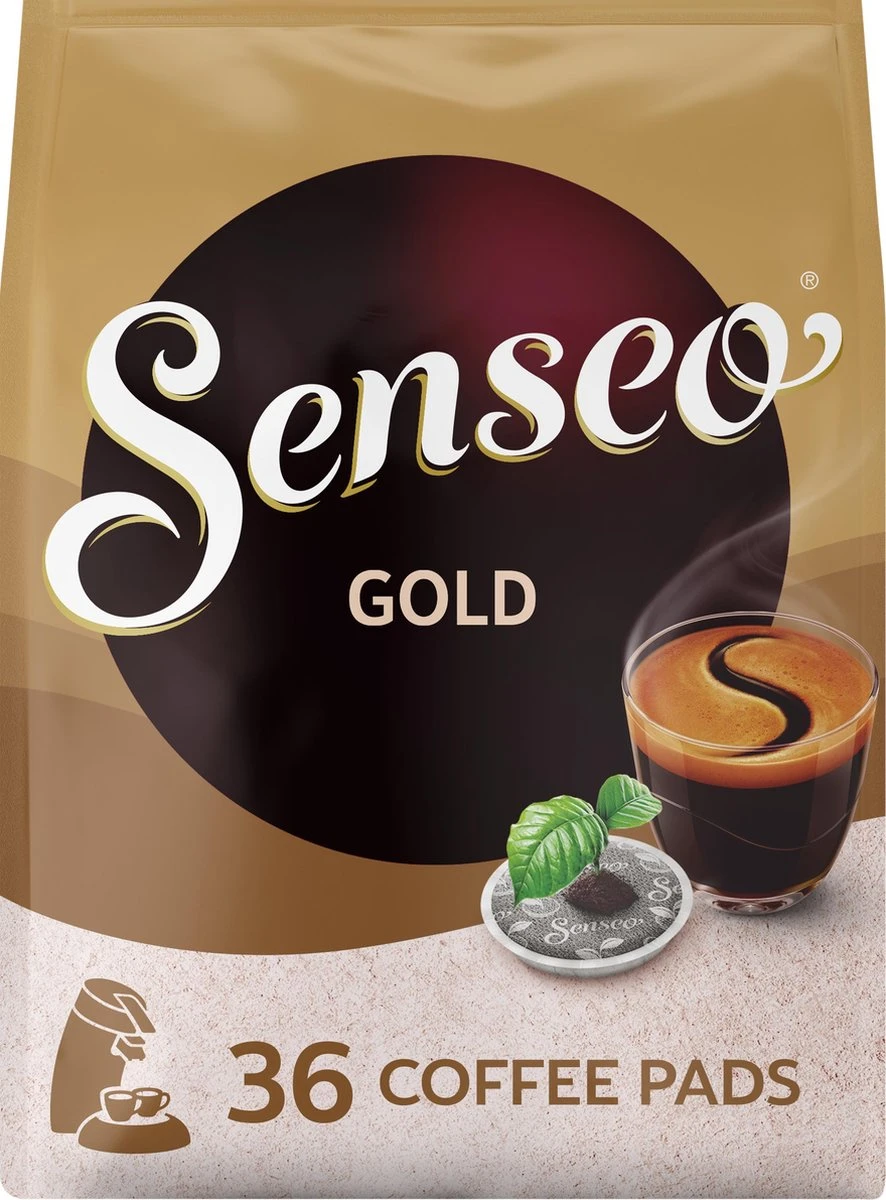 Senseo Gold Koffiepads - 5/9 Intensiteit - 10 X 36 Pads 8 Senseo Gold Koffiepads - 5/9 Intensiteit - 10 X 36 Pads - Afbeelding 8