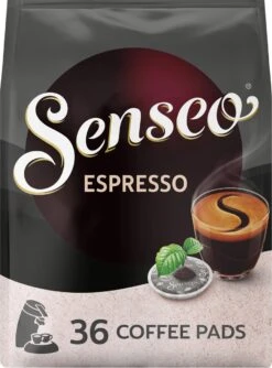 Senseo Espresso Koffiepads - 9/9 Intensiteit - 10 X 36 Pads 16 Senseo Espresso Koffiepads - 9/9 Intensiteit - 10 X 36 Pads -Rogers Coffee Service Winkel 887x1200