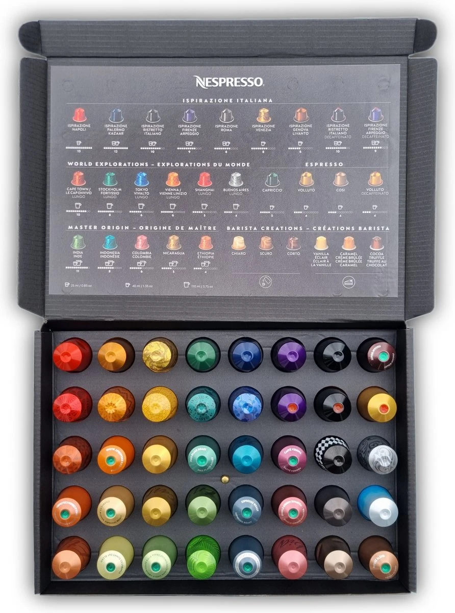 Koffie Proeverij Pakket Groot 40 Stuks Verschillende Smaken Met Mystery Card 'Get Well Soon' Met Persoonlijke (video) Boodschap | Verjaardag | Sinterklaas | Kerstpakket | Vaderdag | Moederdag | Jubileum | Valentijnsdag 7 Koffie Proeverij Pakket Groot 40 Stuks Verschillende Smaken Met Mystery Card 'Get Well Soon' Met Persoonlijke (video) Boodschap | Verjaardag | Sinterklaas | Kerstpakket | Vaderdag | Moederdag | Jubileum | Valentijnsdag - Afbeelding 7