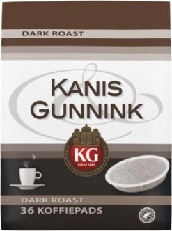 Kanis & Gunnink Dark Roast Koffiepads - 10 X 36 Pads 9 Kanis & Gunnink Dark Roast Koffiepads - 10 X 36 Pads -Rogers Coffee Service Winkel 894x1200 1
