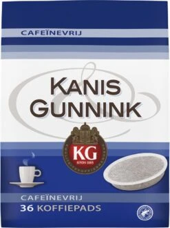 Kanis & Gunnink Cafeïnevrij Koffiepads - 10 X 36 Pads 7 Kanis & Gunnink Cafeïnevrij Koffiepads - 10 X 36 Pads -Rogers Coffee Service Winkel 898x1200