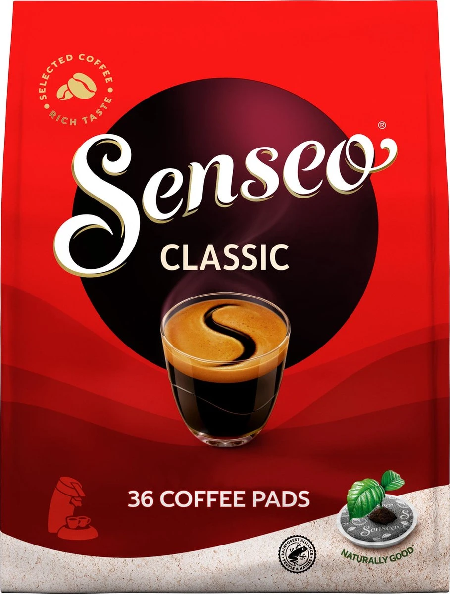 Senseo Classic Koffiepads - 5/9 Intensiteit - 10 X 36 Pads 9 Senseo Classic Koffiepads - 5/9 Intensiteit - 10 X 36 Pads - Afbeelding 9
