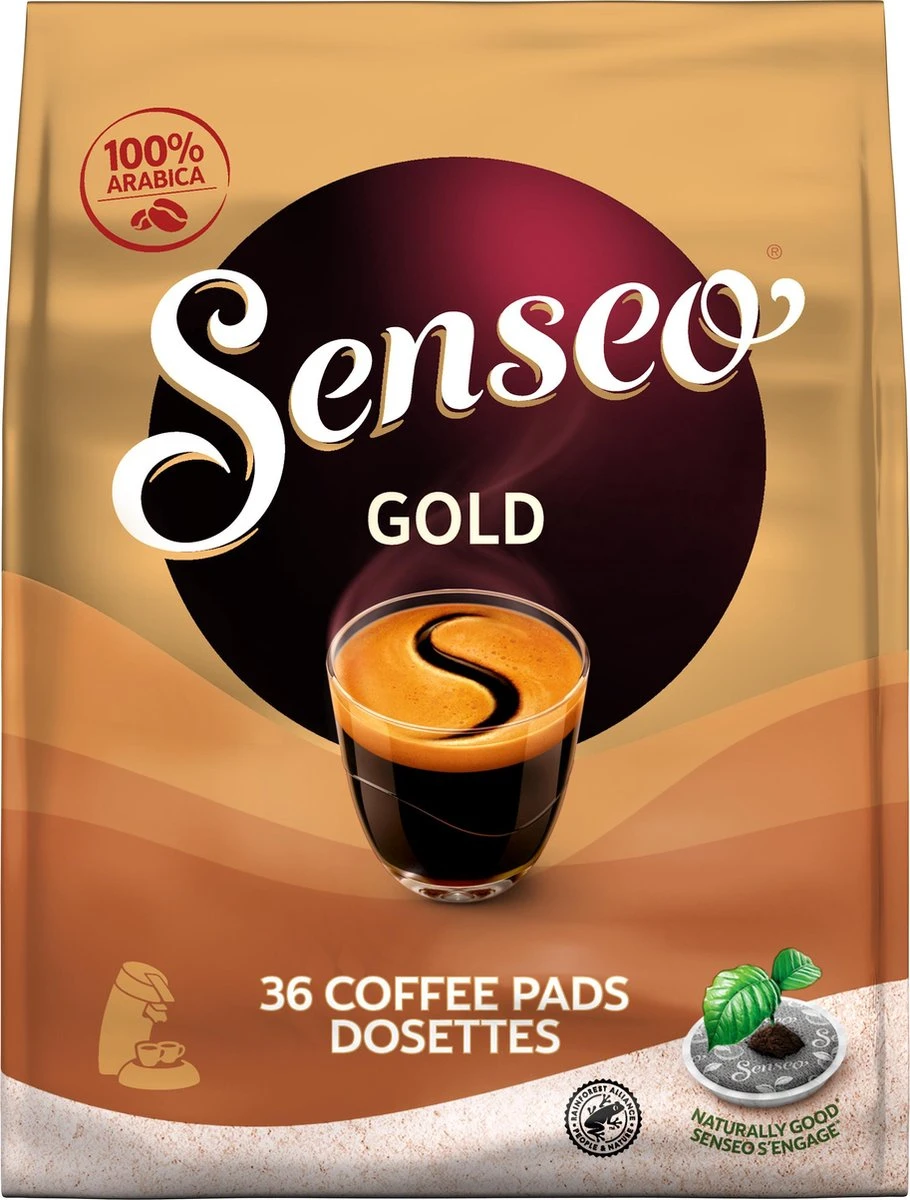 Senseo Gold Koffiepads - 5/9 Intensiteit - 10 X 36 Pads 10 Senseo Gold Koffiepads - 5/9 Intensiteit - 10 X 36 Pads - Afbeelding 10