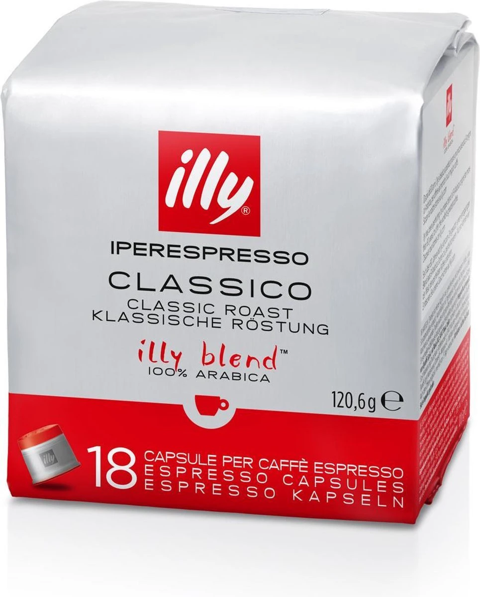 Illy - Iperespresso Koffie Home Classico 6 X 18 Capsules 2 Illy - Iperespresso Koffie Home Classico 6 X 18 Capsules - Afbeelding 2