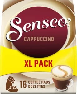 Senseo Cappuccino Koffiepads - 2/9 Intensiteit - 4 X 16 Pads - Voordeelverpakking -Rogers Coffee Service Winkel 981x1200 1