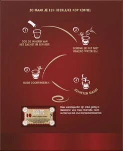 Douwe Egberts Aroma Rood Sticks Oploskoffie - 6 X 25 Zakjes -Rogers Coffee Service Winkel 981x1200 2